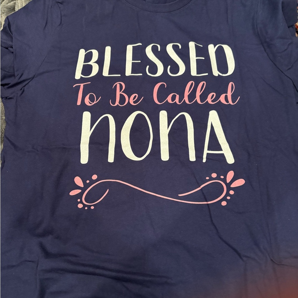 Blessed To Be Called Nona woman’s large T Shirt